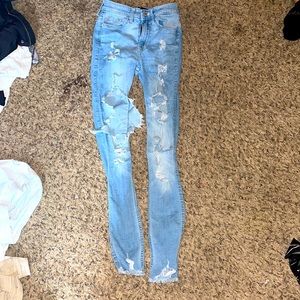 Hollister jeans, light blue Jean color